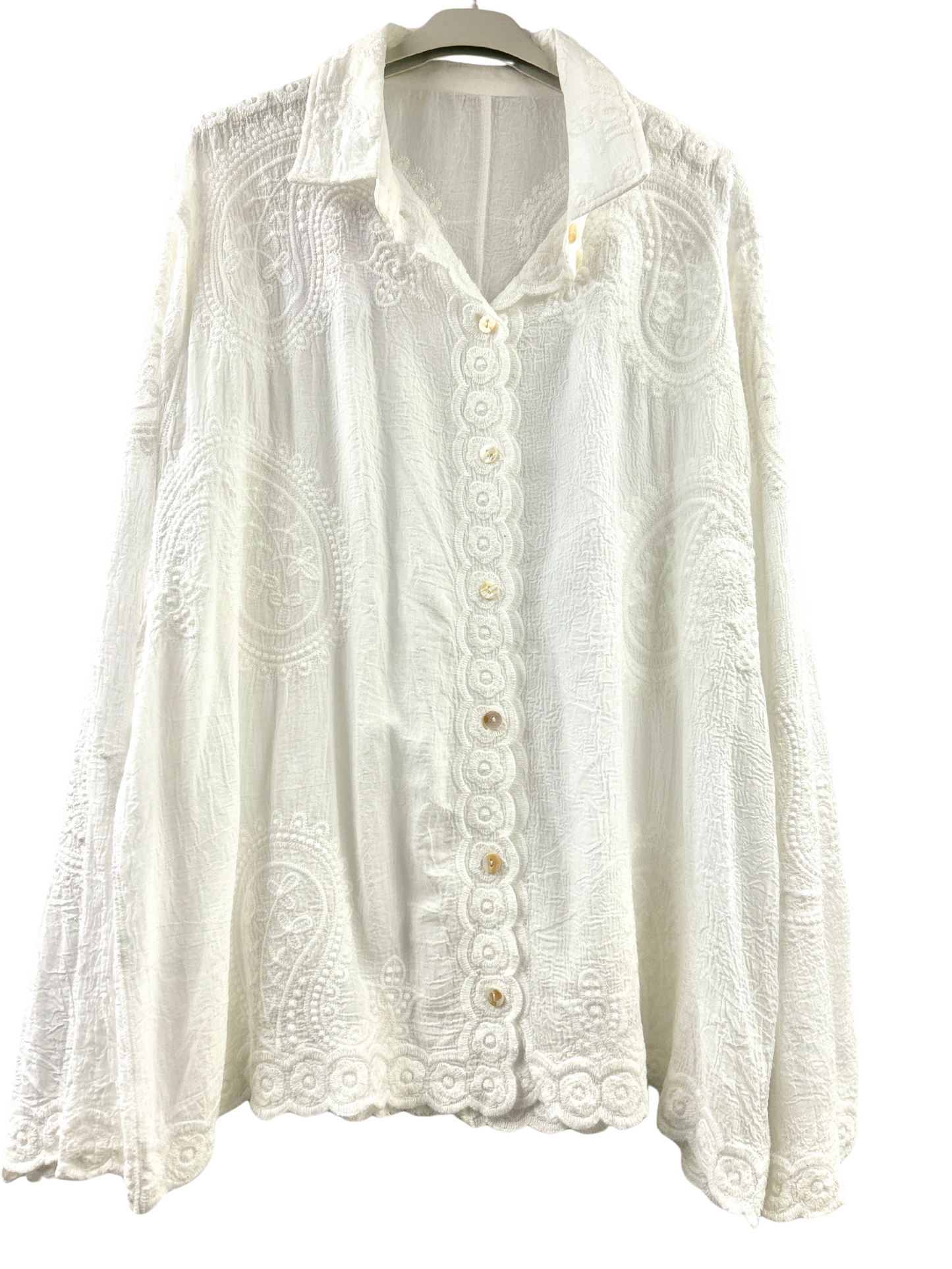 100% Cotton embroidered shirt