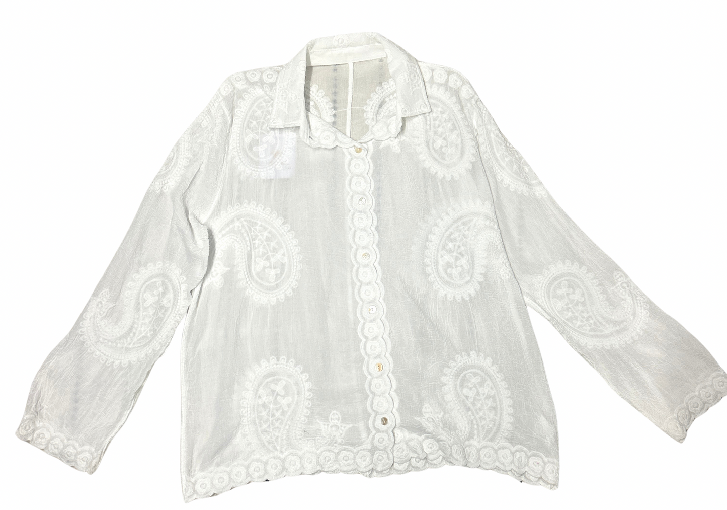 100% Cotton embroidered shirt